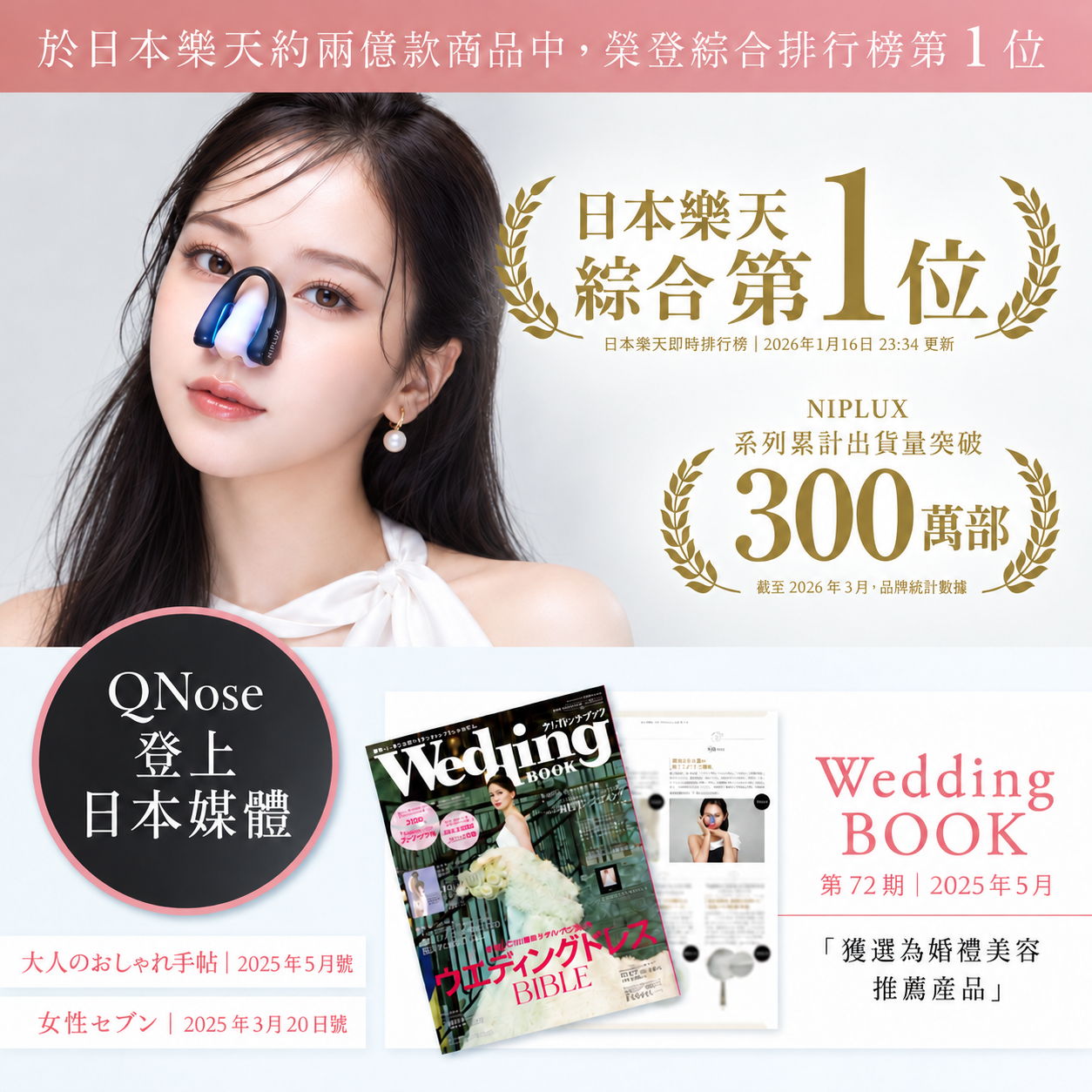 QNose 鼻部專用 EMS 美容儀